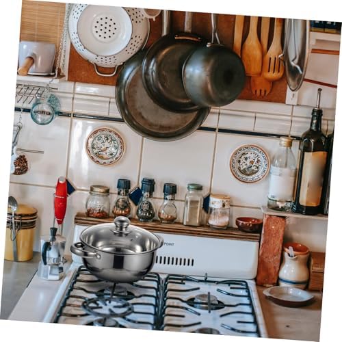 GRIRIWErgonomic Steam Pot Boil Dry Compact Easy to Use