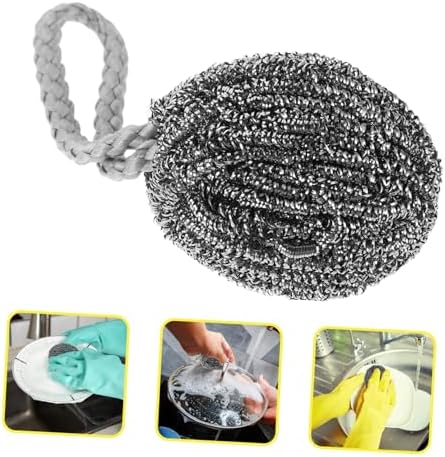 CollBath Non-Shedding Wok Scrub Brush Tool