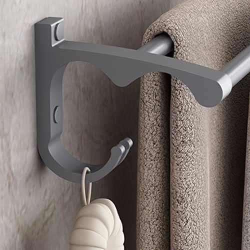 LUCEAE Double Towel Bar Space Aluminum Towel Holder