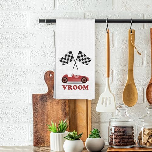 Kids Bathroom Race Car Towels