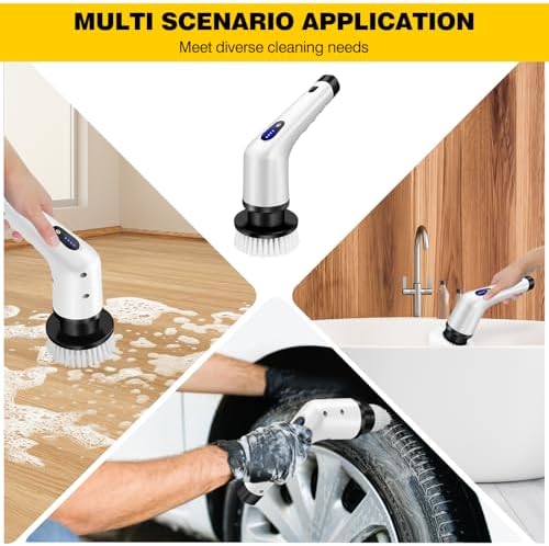 Electric Cleaning Brush with 3-in-1 Features