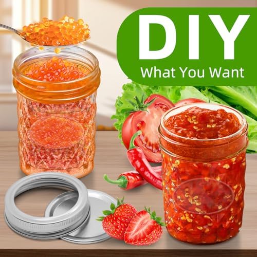 Precise High-Quality 16 oz Mason Jars Set