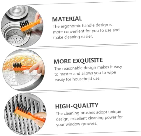 Secure Window Groove Tile and Floor Cleaner Set for Home Kitchen