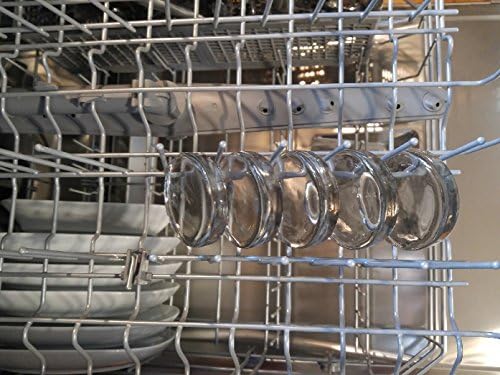 6-Piece Set of Unique Glass Fermentation Weights for Mason Jars