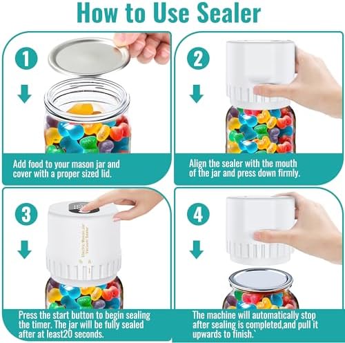 Instantly Seal Jar - Efficient Easy Vacuum Sealer