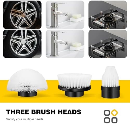 Electric Cleaning Brush with 3-in-1 Features