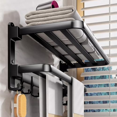 Spacious Aluminum Towel Rack
