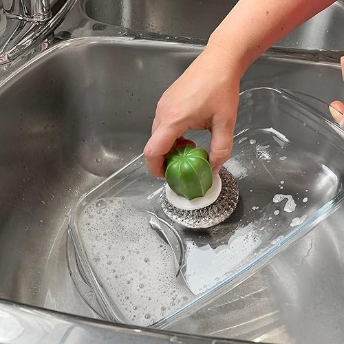 StarfritGourmet stainless steel cactus scrubber