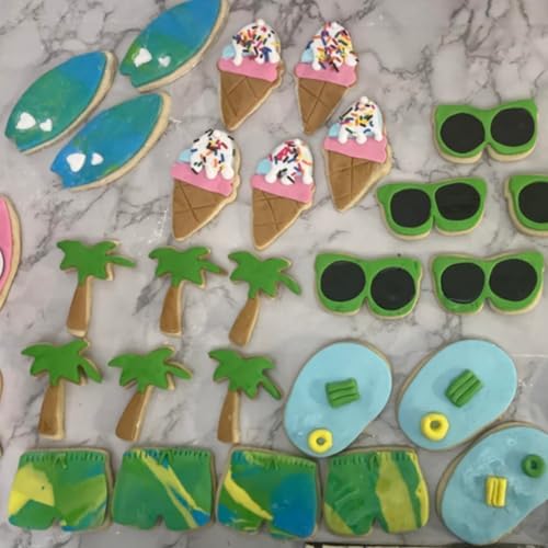 LUBTOSMN Summer Biscuit Cutters