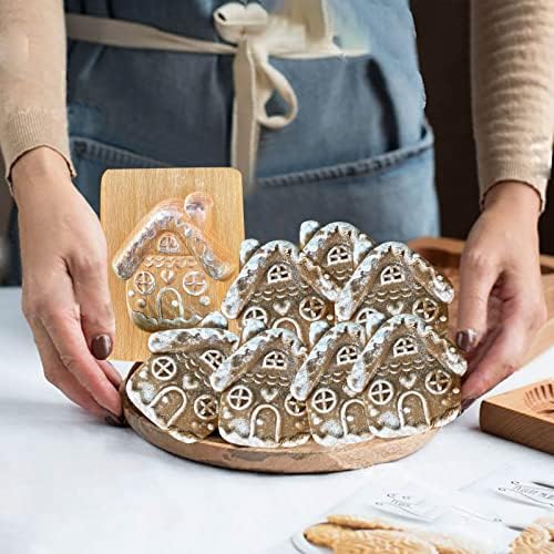 Cakina Hand Food Sealer Christmas House Biscuits Molds