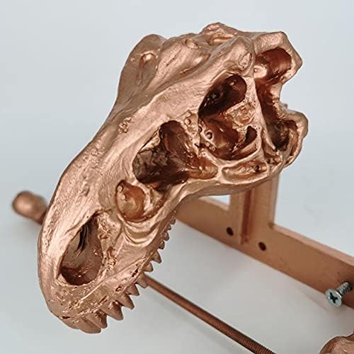 Ozgkee Dinosaur Toilet Paper Holder Wall Mounted Aluminum Alloy