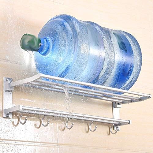 Bathroom Towel Shelf Set Double Towel Holder Space-Saving