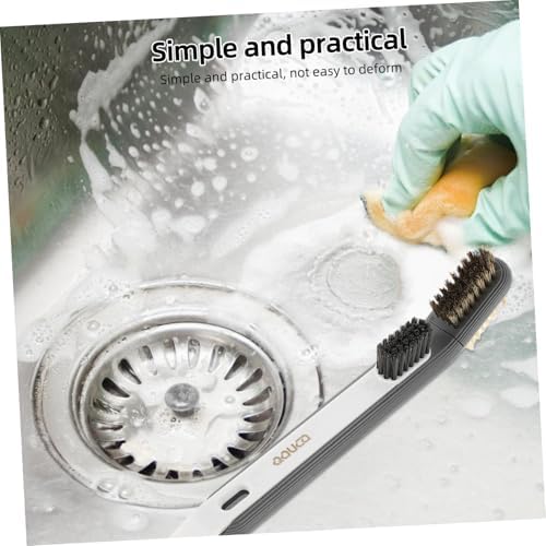 Effortless Kitchen Cleaning Brush - Cleaning with Dual Heads
