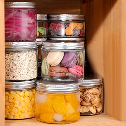 Mini Mason Jars 6-Pack Sealed Lids and Labels for DIY