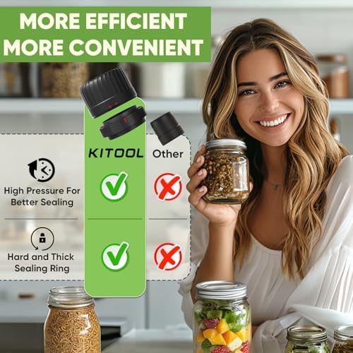 Electric Vacuum Sealer for Mason Jars