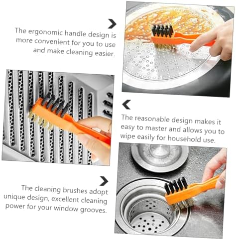 Secure Window Groove Tile and Floor Cleaner Set for Home Kitchen