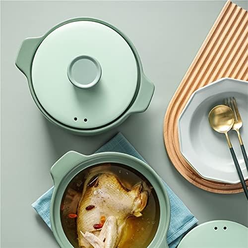 CTXDLKStem-Casserole Pot Ceramic Non-Stick Cookware with Lid Kitchen Accessory
