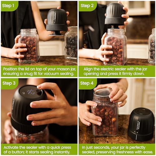 Lumo Mason Jar Vacuum Sealer
