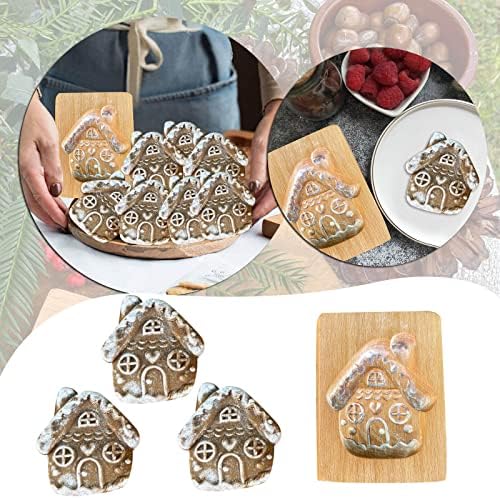 Cakina Hand Food Sealer Christmas House Biscuits Molds