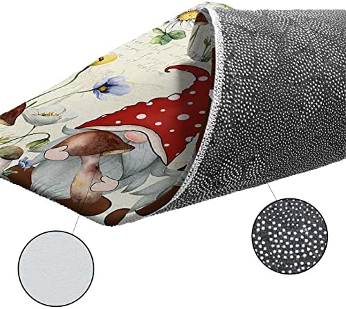High-Quality 2-Piece Mushroom Kitchen Bathroom Rugs