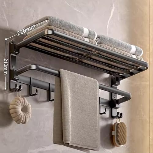 Spacious Aluminum Towel Rack