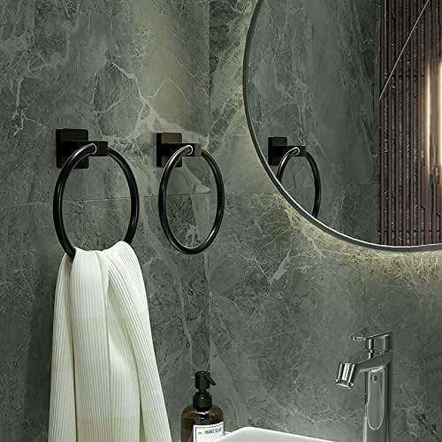 Modern Black Towel Holder