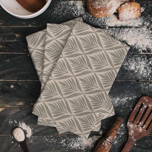 Vintage Brown Microfiber Kitchen Towel