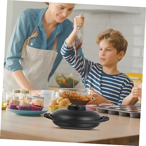 Thermal pot with non-stick coating and lid