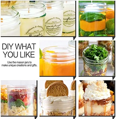 12 Pack Mason Jars Perfect for Jam Honey