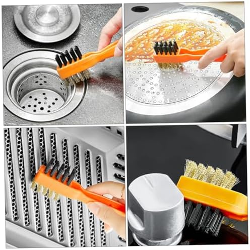 Secure Window Groove Tile and Floor Cleaner Set for Home Kitchen