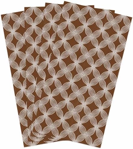 Retro Brown Kitchen Towels Absorbent Durable and Decorative