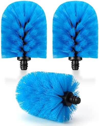 MOSOLAN Water Bottle Brush 2 Pack with 3 Replacement Heads