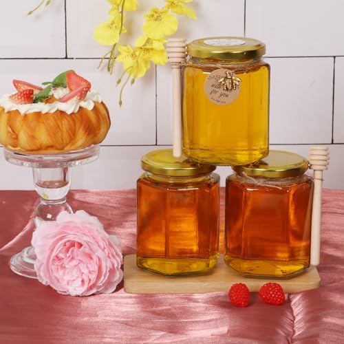 9 Oz Glass Honey Jars Delight