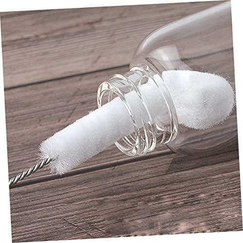 FOMIYES 2-Piece Tile Bottle Brush Set Kitchen Cleaner for Gaps Straws