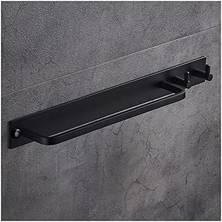 Black Aluminum Brushed Bathroom Towel Rail