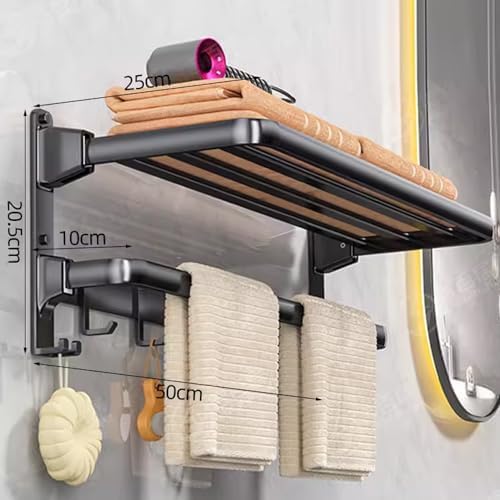Durable Wall-Mounted Towel Holder