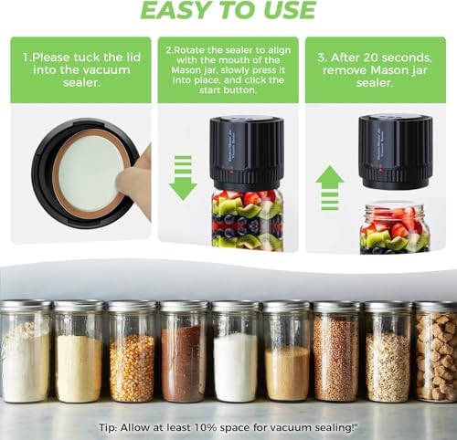 Seal Jar Effortlessly with YANOY Electric Preserver
