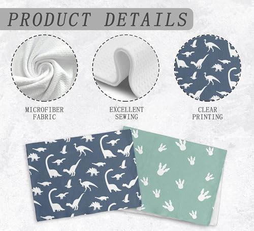NOQL Dinosaur Towels Set for Boys