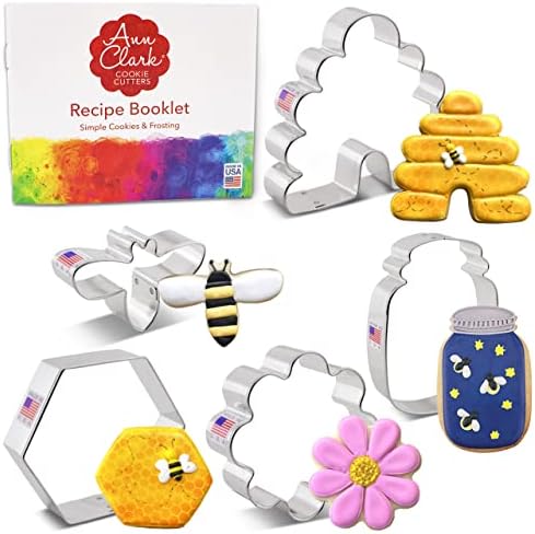 Bee Cookie Cutters 5-Pc Set Made in USA 1