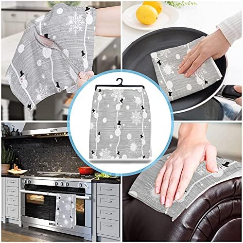 ZOE GARDEN Christmas Snowman Kitchen Towels