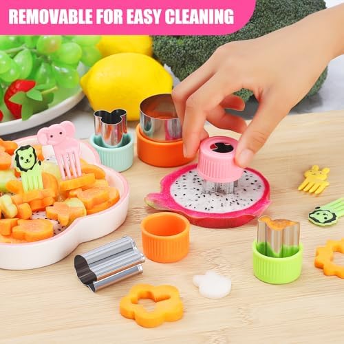24-Piece Vegetable Cutter Shapes Set for Kids