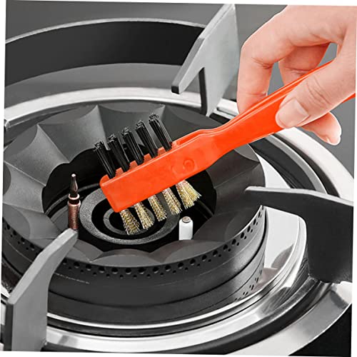 PartyKindom 2 Pcs Copper Wire Brush for Cooktop and Kitchen Cleaning