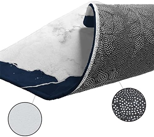 Navy Blue Kitchen Rugs Set