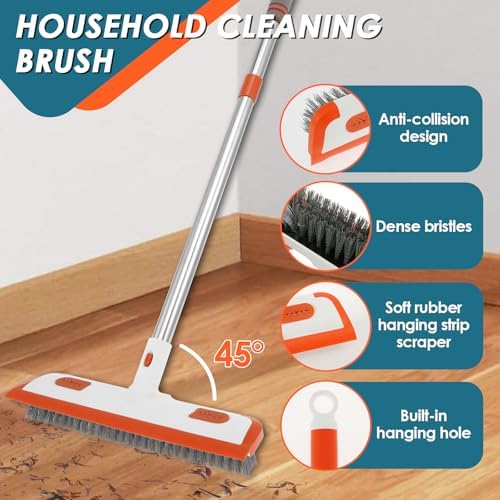 Sturdy Adjustable Floor Scrubbing Brush