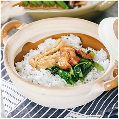 Versatile heat resistant stockpot with lid for soups stews casseroles