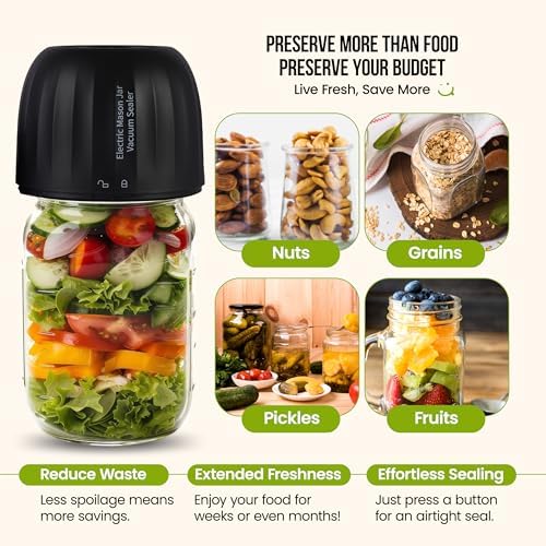 Lumo Mason Jar Vacuum Sealer