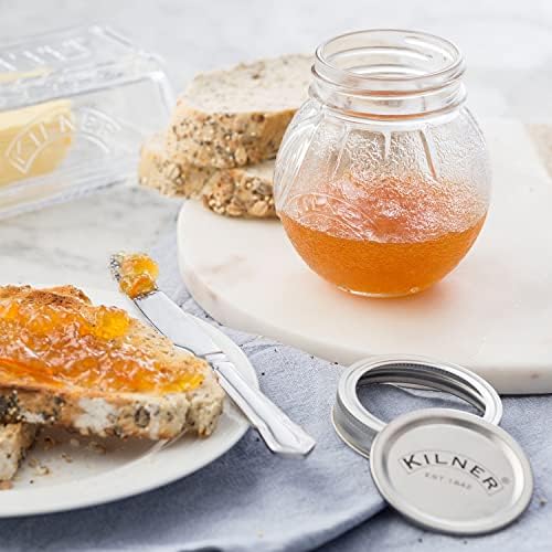 Stylish Orange Jar for Preserves