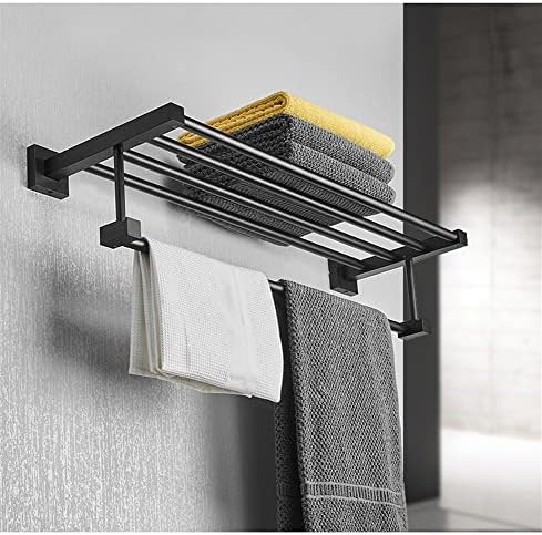 Seize Organized Bathroom Space with NO Screws Required 30cm Aluminum Towel Rack