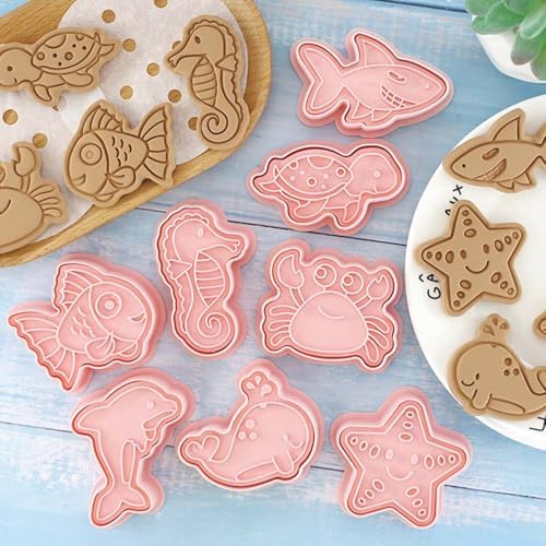 Lutoku Mini Animal Cookie Cutters Set