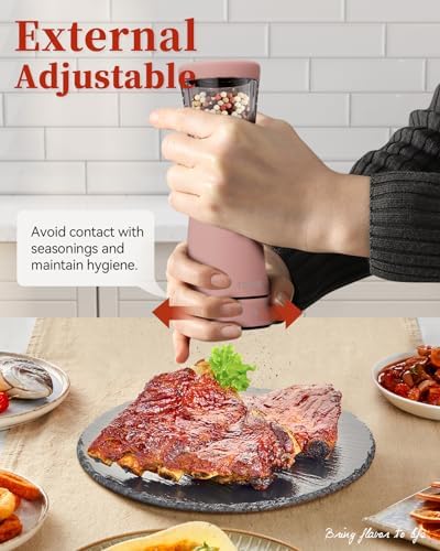 Stainless Steel Salt Pepper Grinder Set